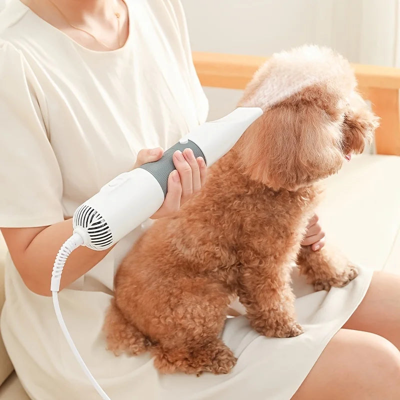 3-IN-1 PET HAIR DRYER BRUSH
